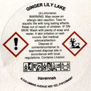 CLP ginger lily lake candle
